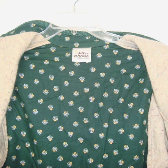 Kitz-Pichler BOHO Wool Leather Suede  Embroidered Braided Trim Jacket Size 14 - Picture 15 of 15